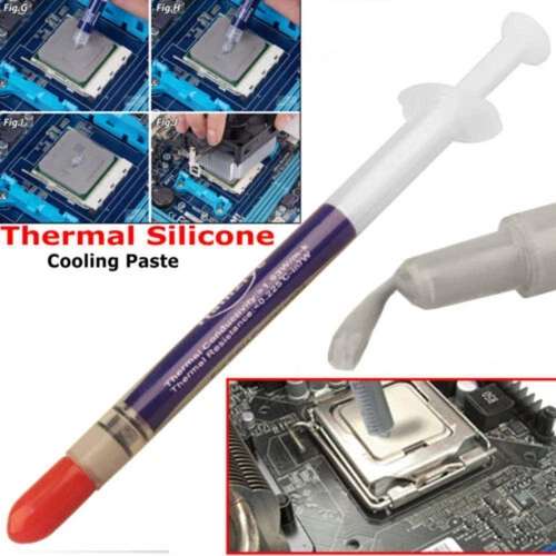 Silicone Thermal Compound Cooling Paste Grease Syringe For