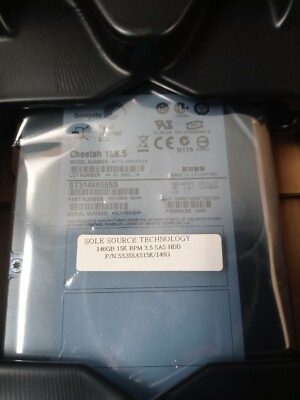 Seagate Cheetah 15K.5 146GB 3.5'' SCSI SAS Hard Drive ST3146855SS 1500RPM