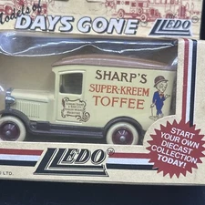 2 X “Sharps Super-Kreem Toffee Van” & Rowntrees Pastels Van Lledo Sweets Adv