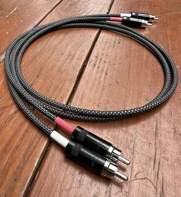 1 Ft. JMB CABLE CO. Audiophile Reference Standard Rca Interconnect Cables