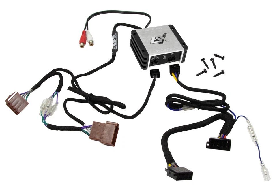 ESX QS-Four ISO 4-Kanal Endstufe Verstärker Plug nPlay hinter Radio klein mini - Bild 3 von 4