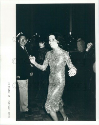 1978 Press Photo Stylish Spangly Margaret Trudeau at Studio 54 1970s | eBay