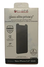 Zagg InvisibleShield Glass Elite Privacy+ Screen Protector - iPhone 12 Mini 5.4”