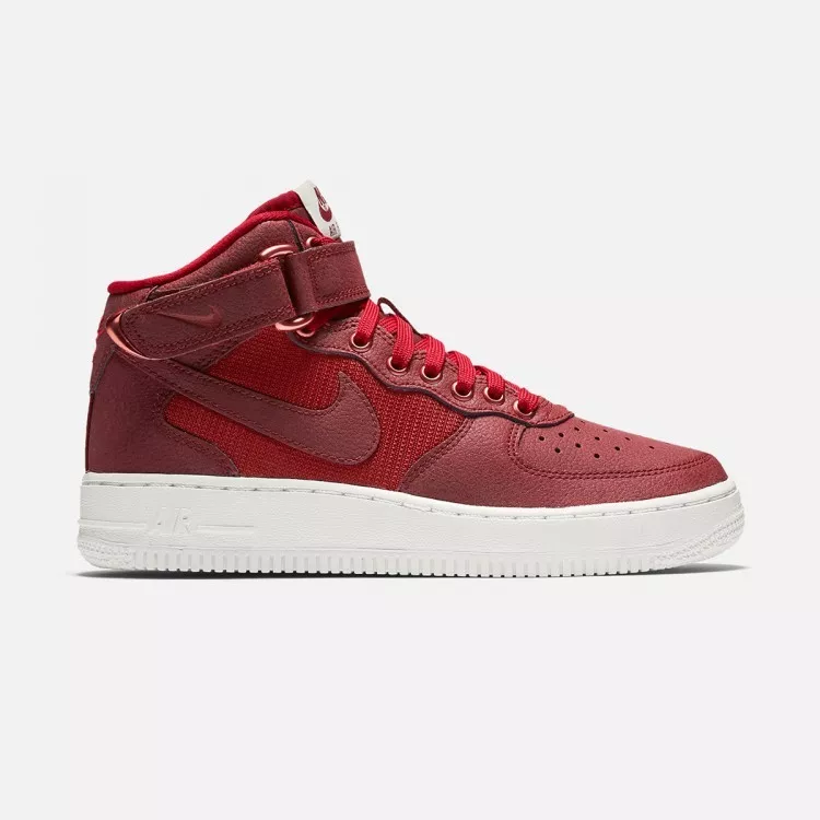 Nike Air Force 1 Level 8 Red Mid LV8 Sneakers 820342-600 Youth Shoe Size 5Y