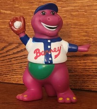 Vintage 1990's Lyons Baseball Barney The Purple Dinosaur
