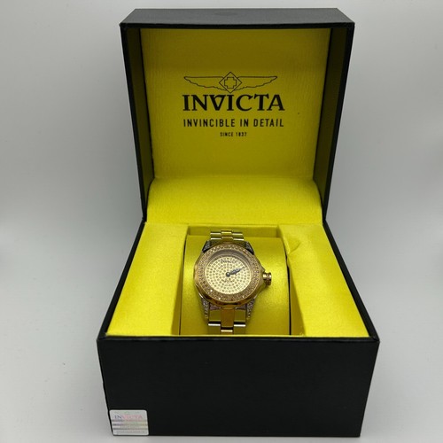 Invicta 14522 Pro Diver 0.95 ctw Diamond Pave Stainless Steel Womens Watch - Picture 2 of 12