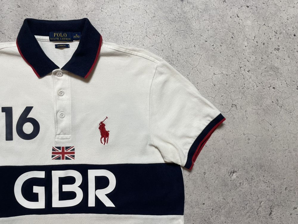 Polo by Ralph Lauren 刺繍 ポロシャツ GBR イギリス国旗 Vintage Polo Shirt Polo Ralph Lauren United Kingdom GBR #16