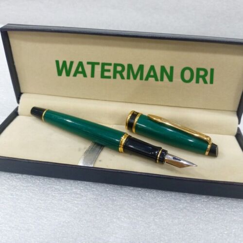 WATERMAN EMERALD GREEN FOUNTAIN PEN ORIGINAL LH579