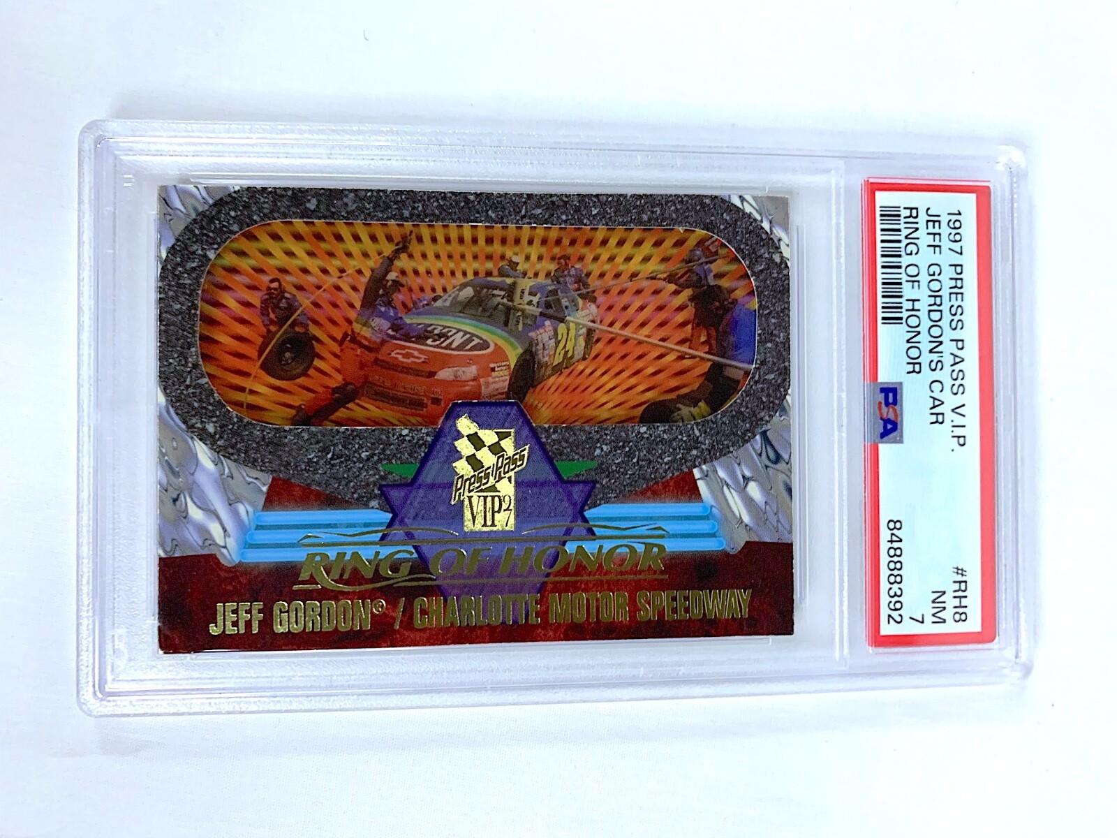 1997 Press Pass V.I.P. Ring Of Honor #RH8 Jeff Gordon - PSA: NM 7 NASCAR Card