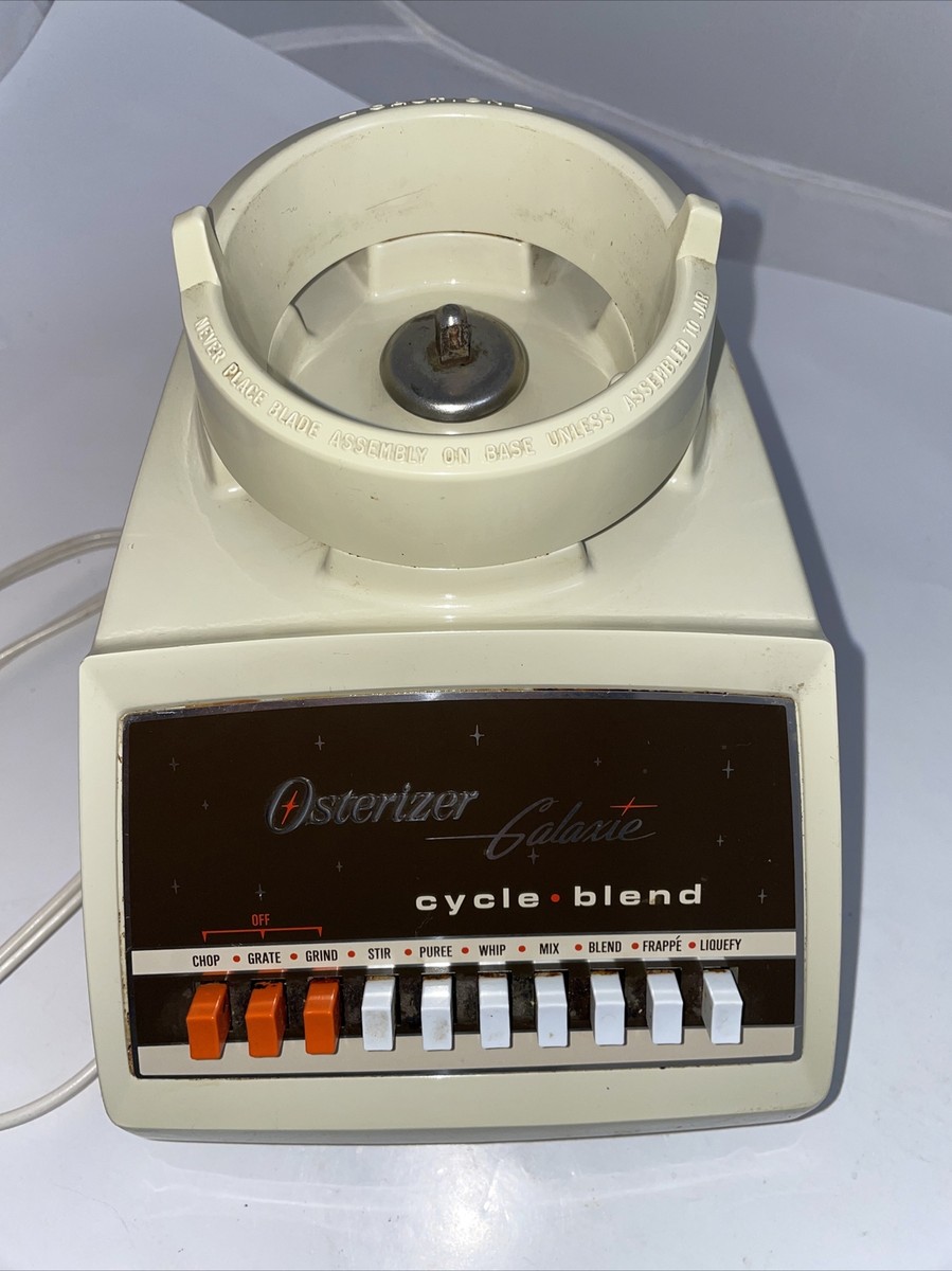 Vintage Osterizer Galaxie Pulse-Matic Dual Range 16 Blender Chrome