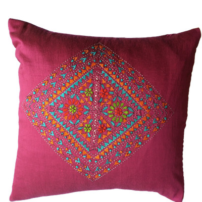 embroidered throw pillow covers