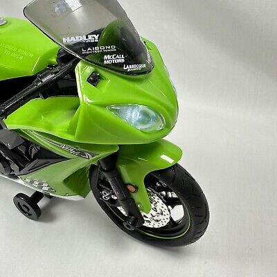 Road Rippers Kawasaki Ninja ZX-10R Wheelie Bikes Green Road Rippers Kawasaki Ninja ZX-10R Wheelie Bikes Green