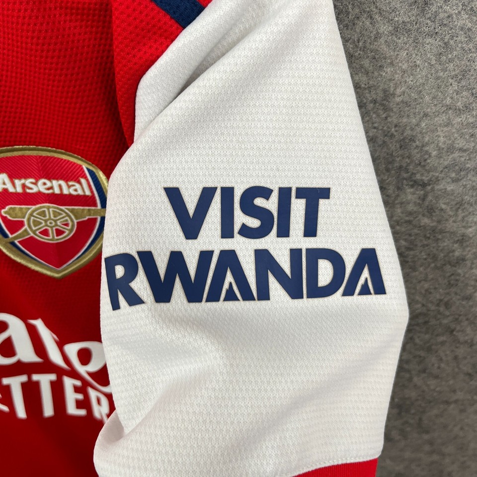 Arsenal Shirt Mens Small Red Adidas Home Football Jersey Kit Top 2021/