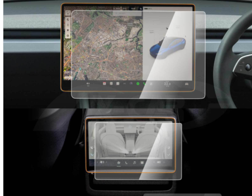 NEW Tesla Model 3 Highland Screen Protector Touchscreen 9H Tempered Glass Cover - Bild 1 von 1