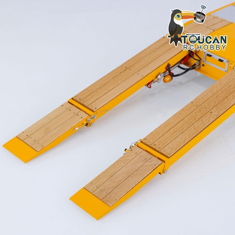 LESU 1/14 Metal Assembled Hydraulic RC Electronic Lifting Trailer EL ...