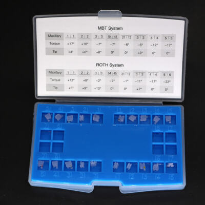 ORMAER Ceramic Orthodontic Brackets, Roth 0.018 Slot with Hook, 20pcs/Box