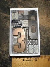 Print Blocks Lead & Copper Ornamentals Borders Dingbats. Beautiful Variety #14