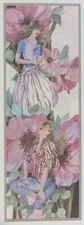 Geri Geremia Ladies in Flowers Scene Original Watercolor Painting