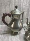 ROYAL HOLLAND PEWTER COFFEE TEA SERVICE SET MIDCENTURY 3 PIECES NO TRAY — photo 2