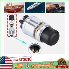 Waterproof Switch Push Button Horn Engine Start Starter For Car Boat Track 12V