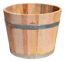 Pflanzkübel, Blumentopf, Blumenkübel aus Kastanie, D 30-60cm