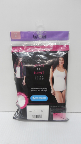 Maidenform Womens Flexees Modern Sculpts Cami F83266 Size Large White, New - Picture 2 of 2