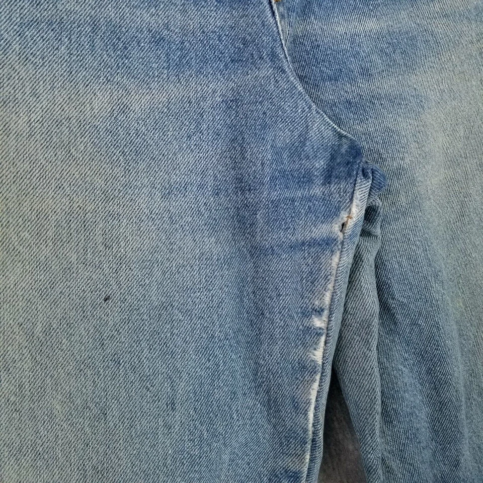 Pantalones de mezclilla para mujer vintage Hunt Club talla 12 Petite 12P HECHOS EN EE. UU. descoloridos usados tiro alto Foto 4 de 4