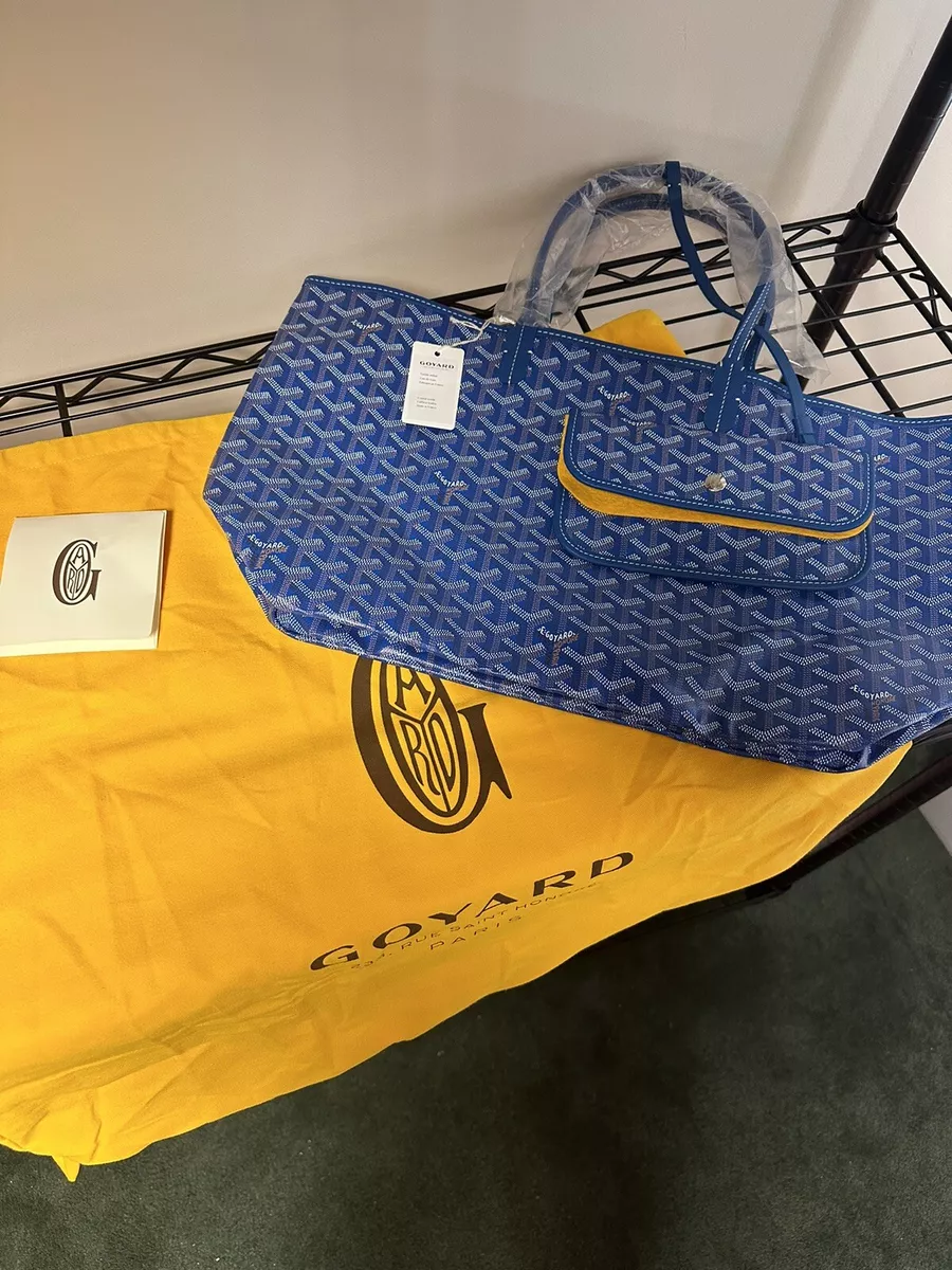 GOYARD Saint-Louis PM Tote Bag in Blue