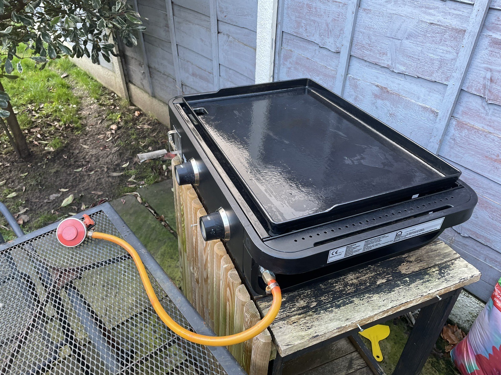 Good home Rockwell 4 Burner Portable Gas Plancha Hotplate BBQ Griddle