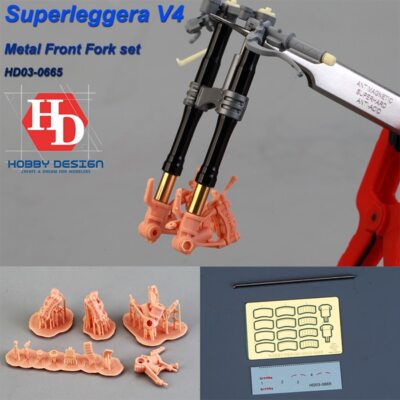 Hobby Design 1/12 Superleggera V4 Metal Front Fork Set