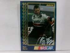 1993 Maxx Premier Plus Mark Martin #6 HOF