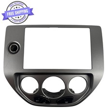 2005-2007 Ford Focus Radio Bezel Trim Carbon Weave Silver Grey Oem