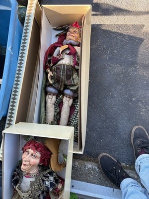 Katherine's Collection Wayne Kleski ''Zeno'' Retired Jester Doll 27 
