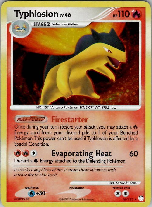 Typhlosion Mysterious Treasures 16/123 LP