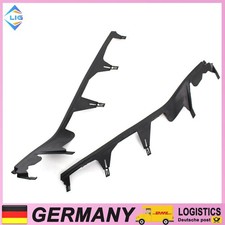 2×Abdeckleiste Scheinwerfer Dichtung Schwarz Für BMW E46 3er 1998-2001 4 Türer