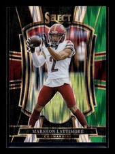 2025 Panini Select - Premier Level Marshon Lattimore #189 Black & Green  Prizm