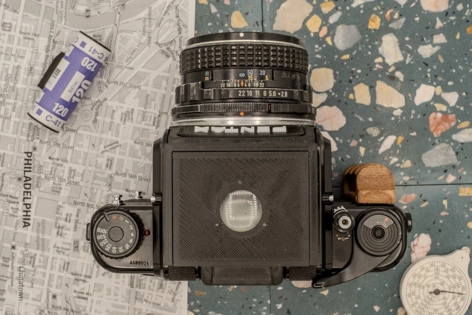 Pentax 67 6x7 Waist Level Viewfinder Finder- with Magnifying Lens  Free Shipping - Image 2 of 4