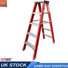 Fibreglass Step Ladder 5 Tread 1.5m Electricians