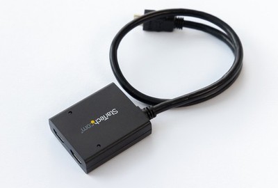 StarTech.com 4K HDMI Splitter 1x2 Verteiler 4K@30Hz - USB oder Netzteil Betrieb