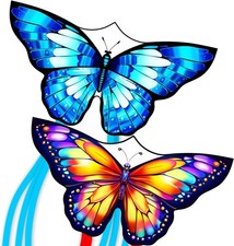 Durable Xida Butterfly Kites for Kids  Adults - Easy Setup, Perfect for Beach