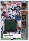 2002 UD Piece of History Run to History Jsys #RHJEJ Edgerrin James MIAMI THE U