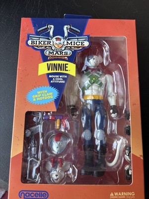 Nacelle Biker Mice From Mars Vinnie 7 Inch Action Figure NEW