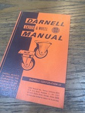 Rare Vintage Darnell Caster & Wheel Manual Number 70 112 Pages