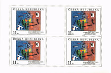 Czech Republic 1993 Yvert 25/26 SS Paintings Miro Van Gogh MNH VF (GX)