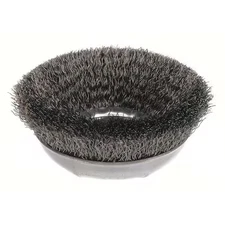 Weiler 93125 Crimped Wire Cup Wire Brush, 6", 0.020 "