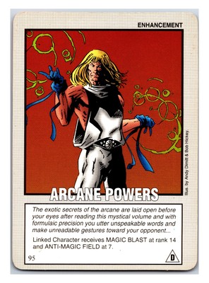 Caliber Games Power Cardz #95 Arcane Powers Enhancement Sky Universe CCG Card