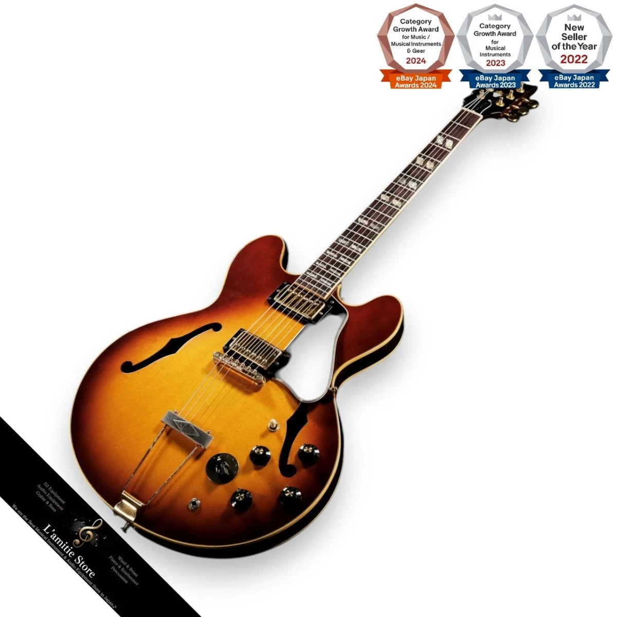 Gibson Memphis ES-345 Mono Varitone Maestro - Ebony | Gino Guitars - Foto 7