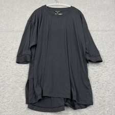 Athleta Inspire Top Womens Large Black 3/4 Sl...