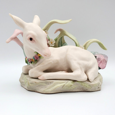 CYBIS ''Desiree The White Deer'' Porcelain Ltd Ed  #284 Animal Figurine 1981 MINT