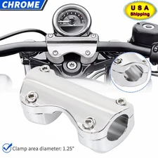 Aluminum 1.25 Inch Handlebar Riser Top Clamp For Harley Road Glide Ultra Special